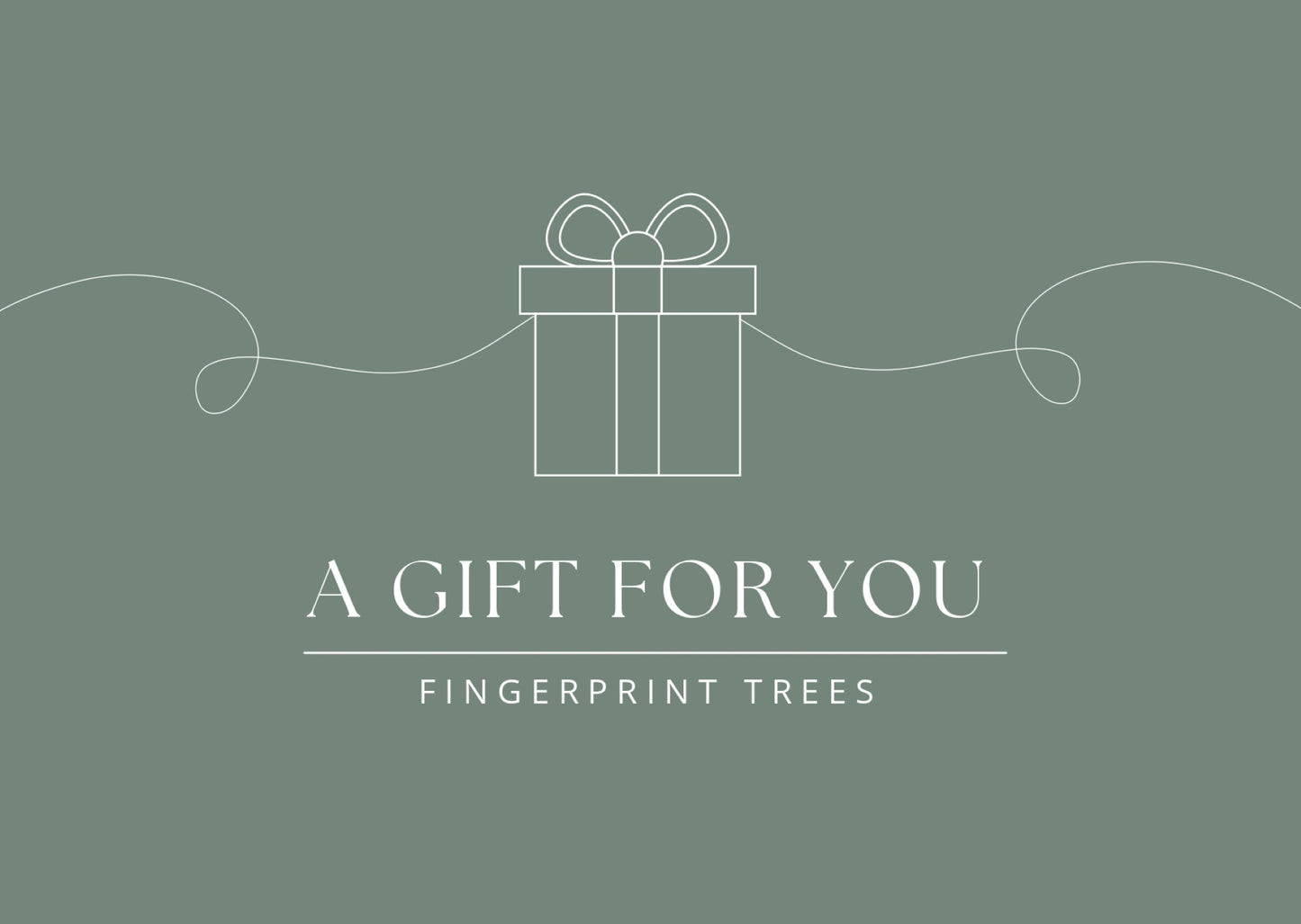 Fingerprint Tree Gift Card